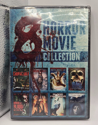 8 HORROR MOVIE COLLECTION (DVD, 2013, 2-Disc Set) ~NETHERWORLD~DEVILDOLLS - NEW