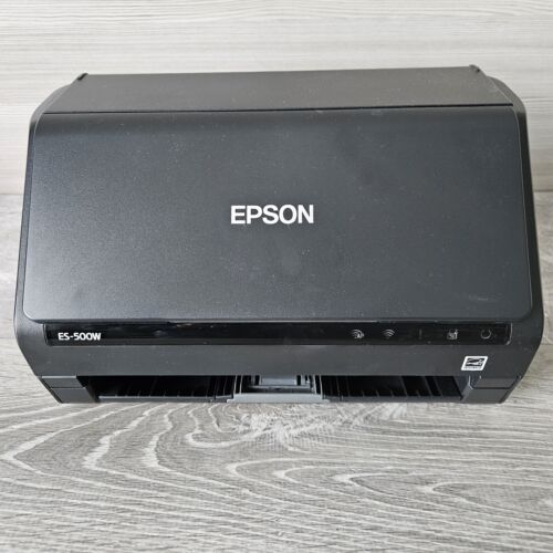 Epson ES-500W Wireless Duplex Document Scanner w/ Epson AC Adapter Fully Tested - Picture 5 of 17