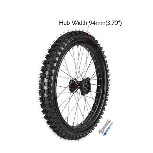 Front 70/100-19 Rear 90/100-16 Tire Rim Wheel For Dirt Pit Bike Apollo 125cc 150 - Picture 2 of 21