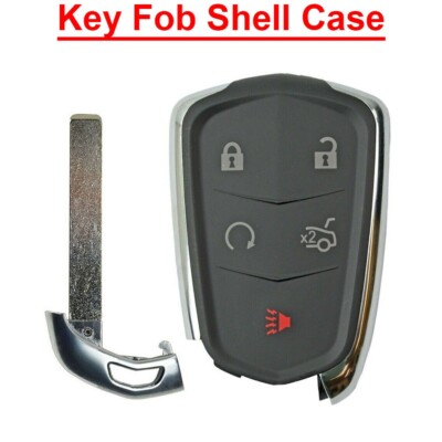 Remote Car Key Fob Shell Case for 2015 2016 2017 2018 2019 Cadillac CTS XTS ATS