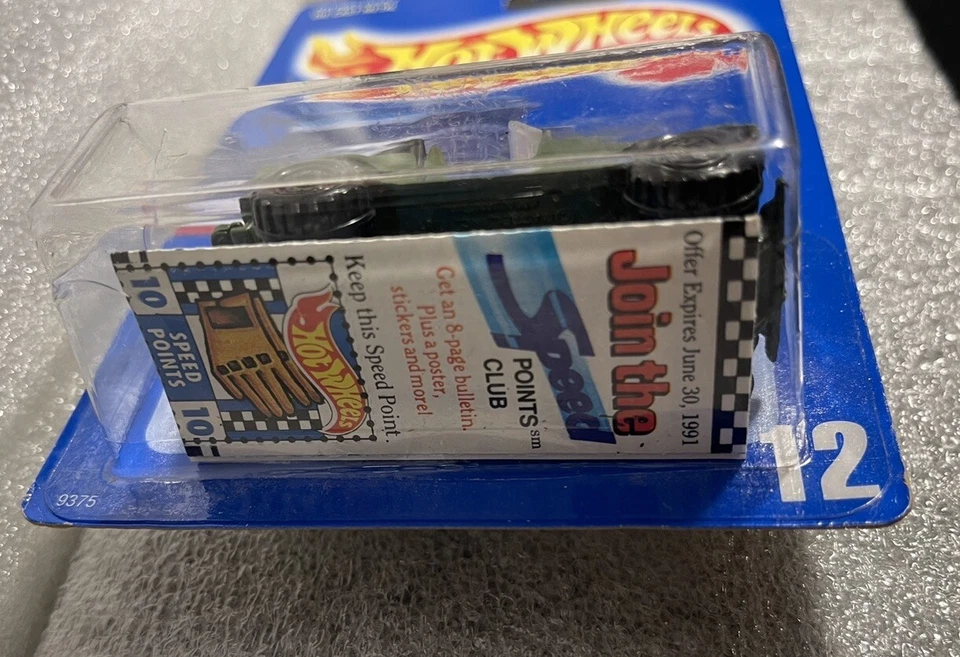 Hot Wheels Roll Patrol Blue Card #12 VHTF On Card! 1990 - Image 4 of 4