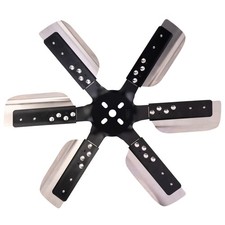 Derale 17619 19 Heavy Duty Stainless Steel Reverse Rotation Flex Fan Black Hub Derale 17619 19 Heavy Duty Stainless Steel Reverse Rotation Flex Fan Black Hub