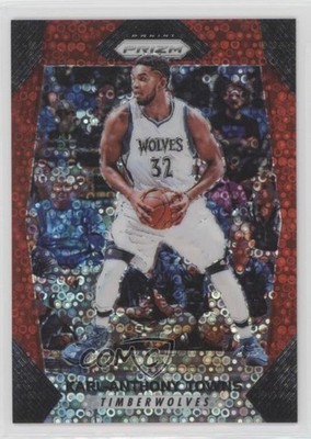 2017-18 Panini Prizm Fast Break Red Prizm 93/125 Karl-Anthony Towns #82 8d4