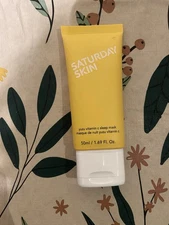 Saturday Skin Yuzu Vitamin C Sleep Mask 1.69 fl oz 50 ML Sealed New