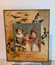 Antique 1881 L. Prang & Co. Victorian Christm...