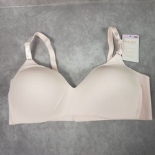 Warners Bra 36D No Side Effects Wireless Comfort Lightly Lined Rosewater 1056