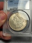 (#103040) Morgan Dollar: 1889  PCGS AU 58   (see video!) — photo 3