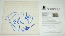 ROGER WATERS NICK MASON BAND SIGNED PINK FLOYD THE WALL VINYL ALBUM BECKETT COA