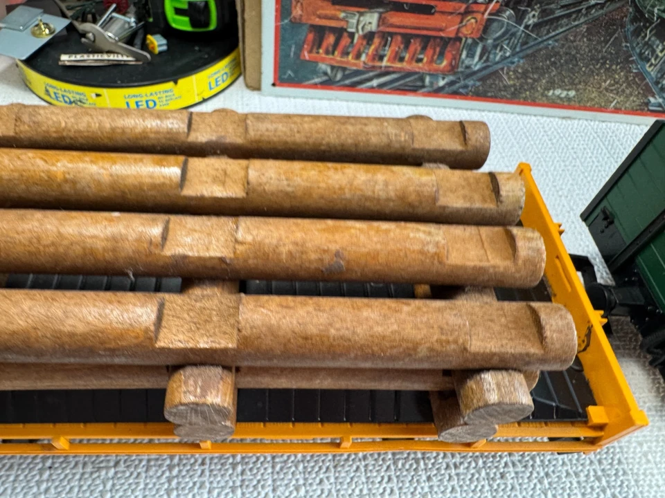 🚂 G SCALE - LGB  LOG CAR AND GONDOLA -  L👀K💥G786 - Image 3 of 4