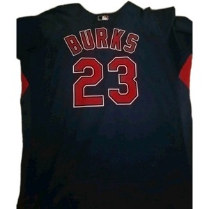2010 ELLIS BURKS Game Used/Issued Spring Training Cleveland Indians Jersey XXL