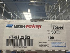 Norton MeshPower Ceramic Disc  6 " CERAMIC DISCS 100 GRIT
