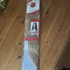 Eve Hair LUV Remy Silky Yaki human hair extensions 18  F27/613