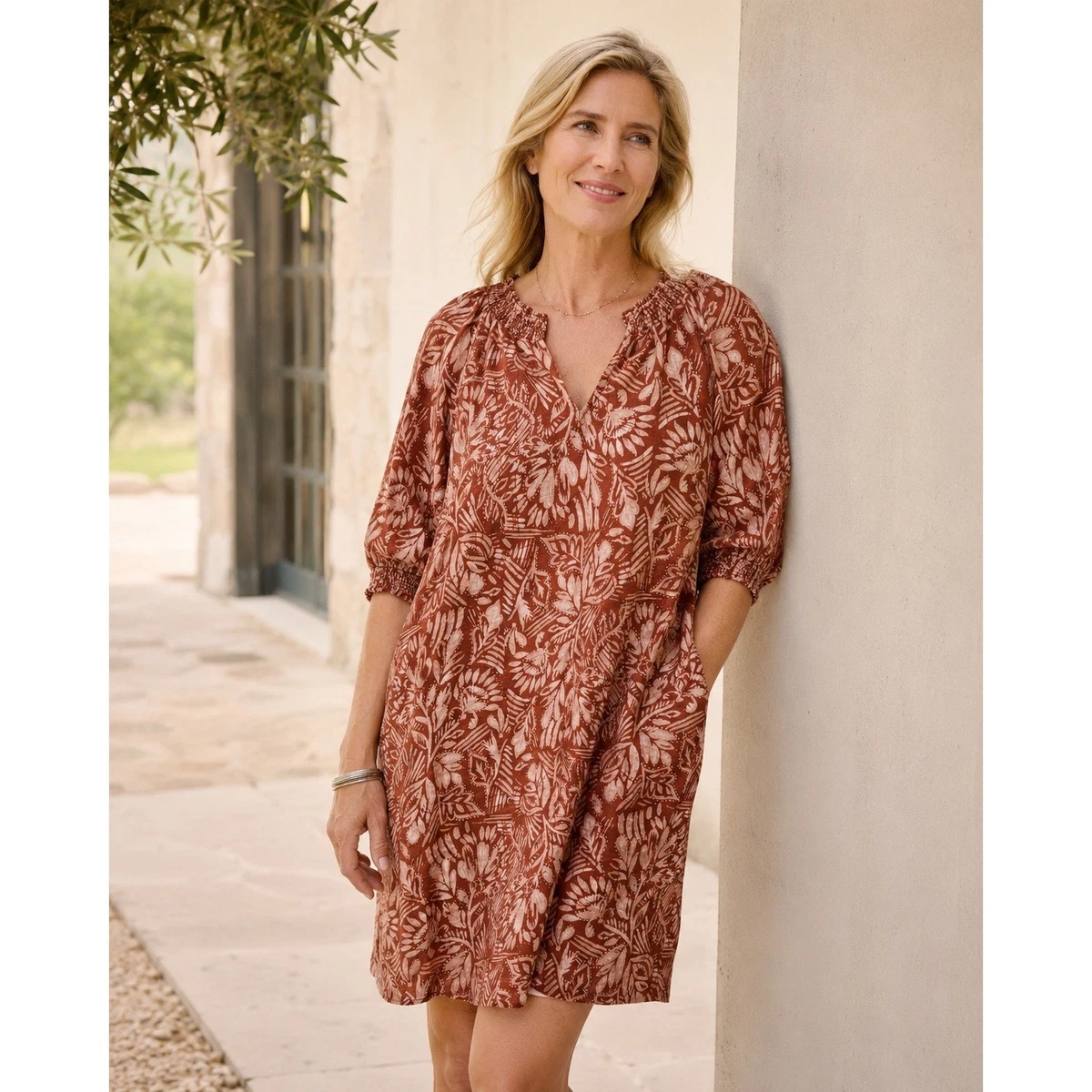 garnet casual dress Garnet Crochet Top High Low Dress