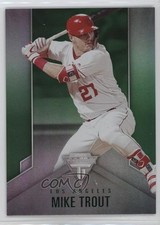 2020 Panini Chronicles Titanium Green Mike Trout #1 0t02