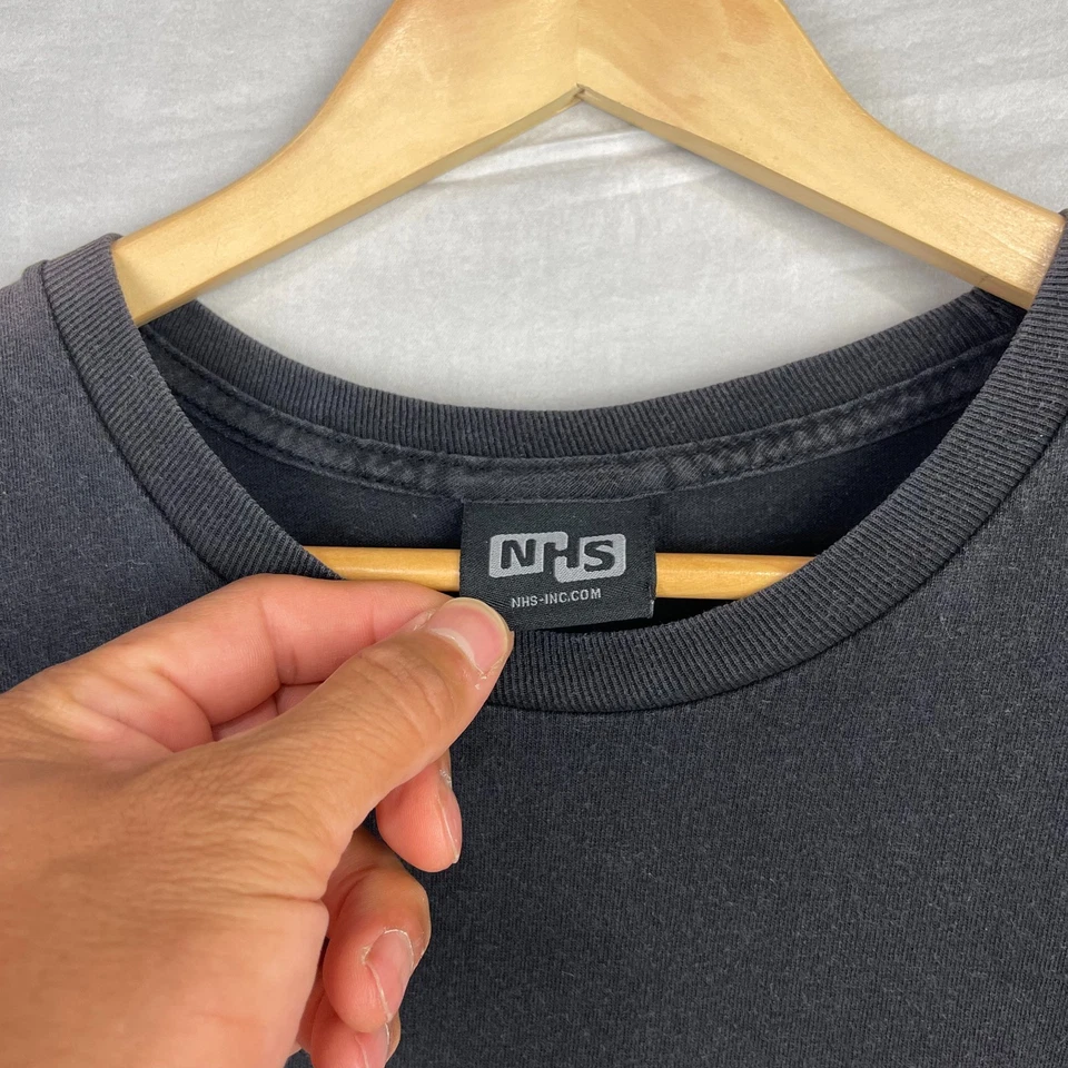 Camisa Santa Cruz Para Hombres 2XL XXL Negra NHS Monopatín Patinador Camiseta De Colección Suelta Foto 4 de 4