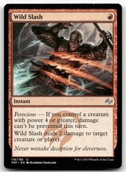 Wild Slash 118/185 Fate Reforged MTG