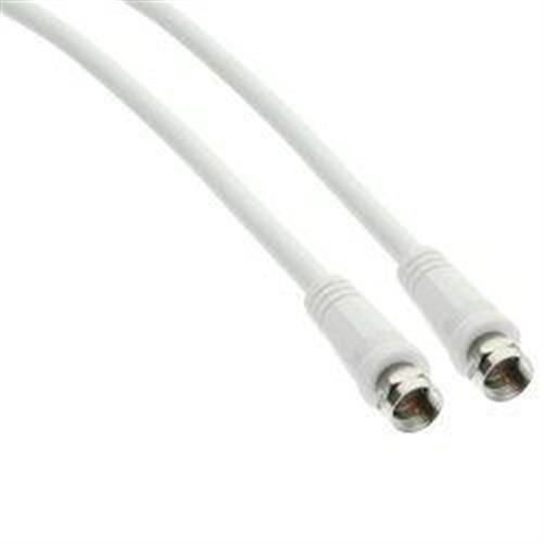 InLine SAT-ANSCHLUSSKABEL 2X GESCHIRMT F-STECKER-75DB W # 69303
