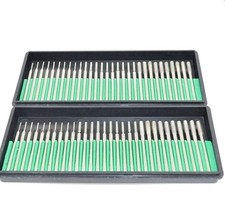 Aiskaer 60 Pc Diamond Drill Bits 1mm 2mm 3mm Jewelry Sea Glass Lapidary FROM USA