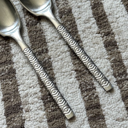Dansk Designs JHQ PRADO Jens Quistgaard Stainless TEASPOON 6-1/8" Germany x2 - Picture 3 of 9