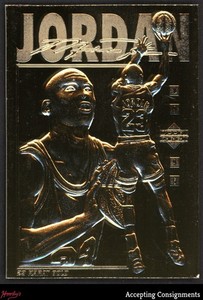 マイケルジョーダン 24k GOLD COLECTIBLE Michael Jordan 24k Gold Card Upper Deck | eBay