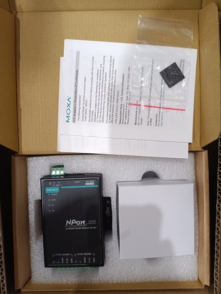 MOXA NPort 5232I-2-Port RS-422/485 Isolated Serial Device Server -NEW OPEN BOX