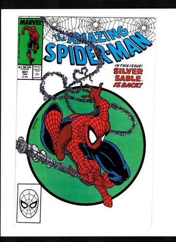 AMAZING SPIDER-MAN #301 (1988) RETURN OF SPIDEYS CLASSIC RED & BLUE SUIT VF/VF+