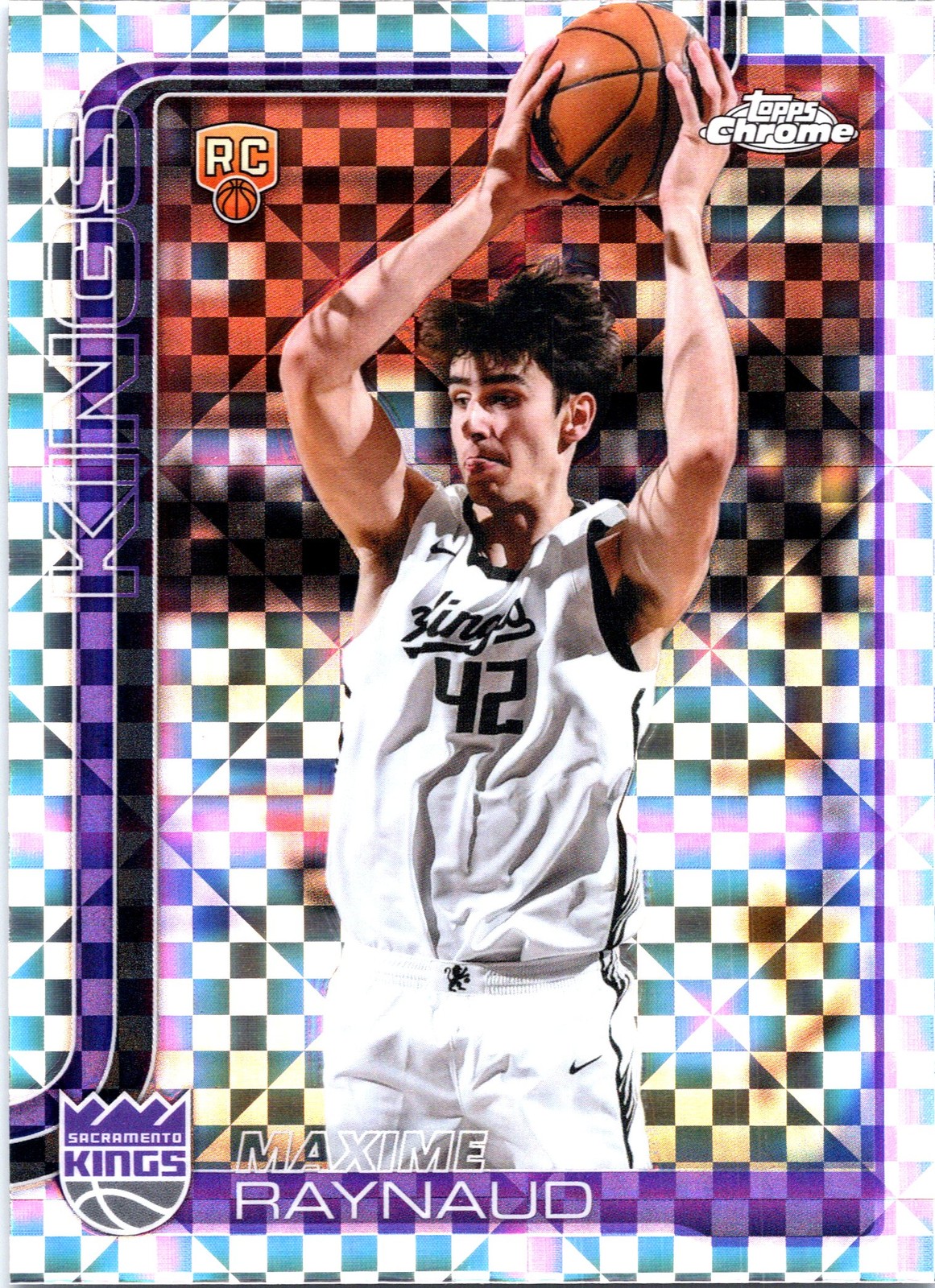 2025-26 Topps Chrome #293 Maxime Raynaud X-Fractor