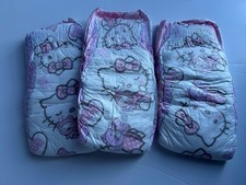 Hello Kitty Disposables Baby Diapers , Lot of 3