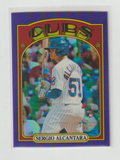 2021 Topps Heritage High Number - Sergio Alcantara #721 Chrome Purple Refractor