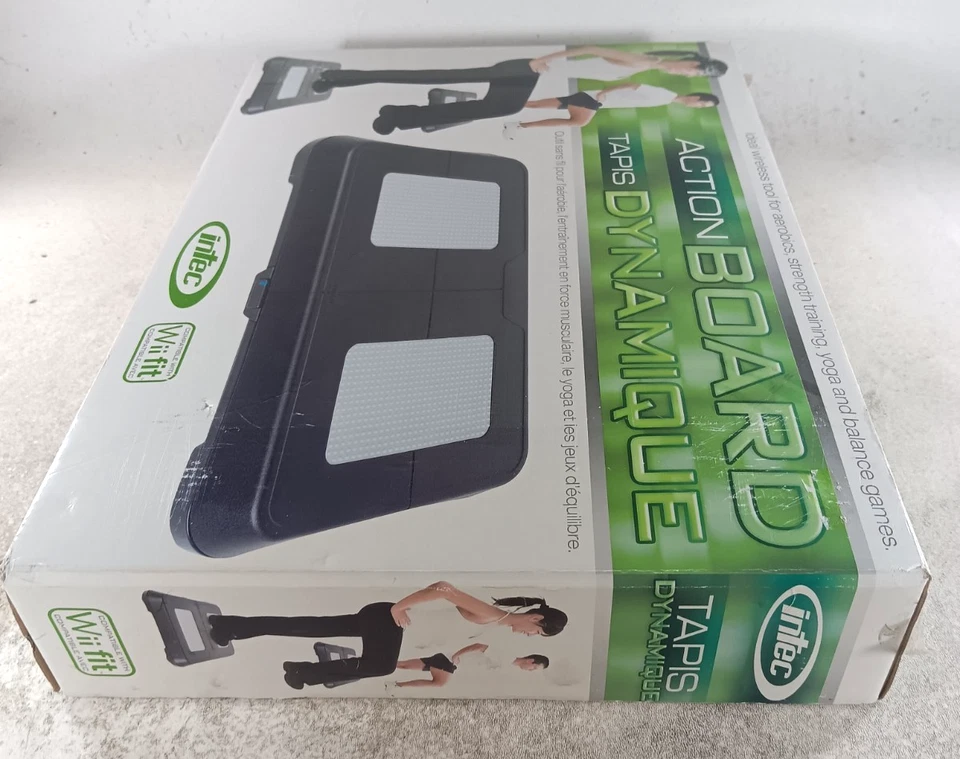 Intec Action Balance Board Wii Fit Compatible Black Controller - Image 2 of 4