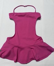 Ralph Lauren Youth Girl  s Swimsuit Size 12 Ruffled One-Piece Pink