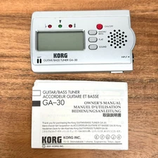 Korg Guitar Bass Tuner GA-30 Multi-Instrument Chromatic Tuning Digital Acoustic