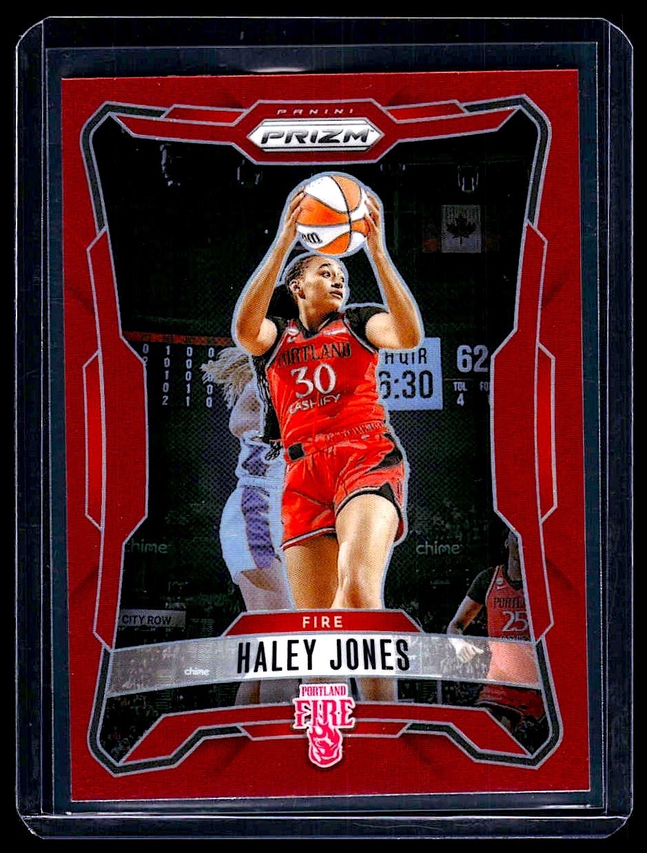 Haley Jones Red Prizm #/299 2026 Panini WNBA Prizm #24 Fire
