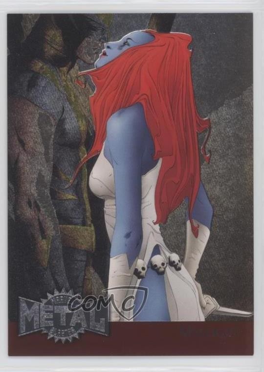 2015 Marvel Fleer Retro 1995 Fleer Metal Blaster Mystique #27 0kg8