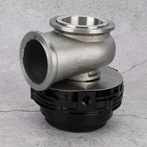 Ι Black Turbocharger Exhaust Valve External Wastegate Kit 1.7in Universal Car - Picture 7 of 12