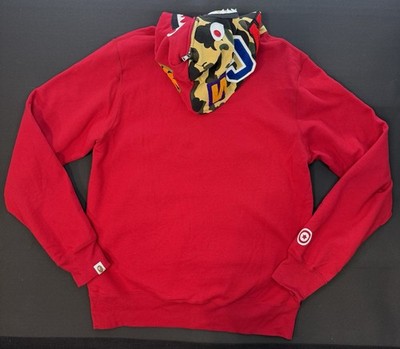 A*a様 ★激レア★BAPE 1st camo x red シャークパーカー1万 A BATHING APE 1st Camo PONR Shark Full Zip Hoodie 