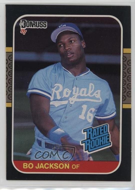 1987 Donruss Rated Rookie Bo Jackson #35 Rookie RC