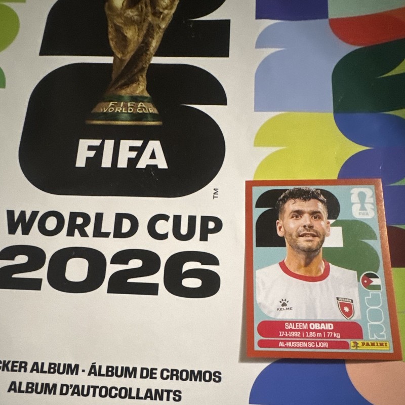 Panini FIFA World Cup 2026 Sticker Album w/ 1 Sticker - Jordan