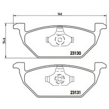 BREMBO P85041 Brake Pad Set For Disc Brake Front Fits Seat Arona 1.0 TSI 1.5 TSI