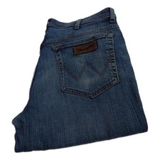Wrangler Texas Jeans Elasticizzati Vita Regolare 36 Gamba 30 W36 L30 Bottone Fly (Q8214)