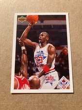 1991 Upper Deck basketball #48 Michael Jordan All Star Checklist Chicago Bulls