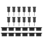 12 Pairs Earphone Jack Plugs And Type-C Port Plugs for Phones