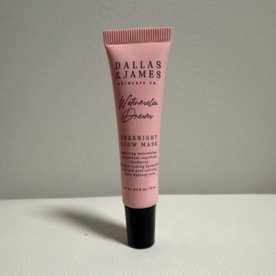 Dallas & James Skincare Watermelon Dream Night Mask 0.5 fl oz Hyaluronic AHA