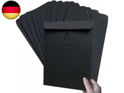 Pack of 10 A4 Kraft Paper Document Bag File Folder Organiser Thickened