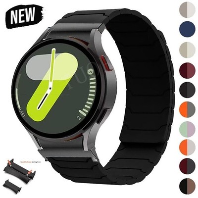 Silikon Magnet Armband für Samsung Galaxy Watch 4 5 6 7 FE Classic 40-44-45-47mm