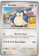 2024 Snorlax Uncommon SV06: Twilight Masquerade 136/167 NM Normal LP-NM