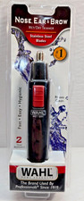 Wahl 5567-500KR Ear, Nose and Brow Wet/Dry Battery Trimmer, Black - Factory Seal