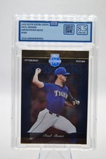 2023 Panini Elite Extra Edition Paul Skenes Aspirations Blue - CGA 8.5 #/349