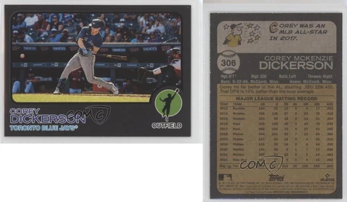 2022 Topps Heritage Black Border /50 Corey Dickerson #306