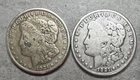 1921 Morgan Silver Dollar $1 Coin Lot of 2 - Morgan $1 Denomination Uncertified